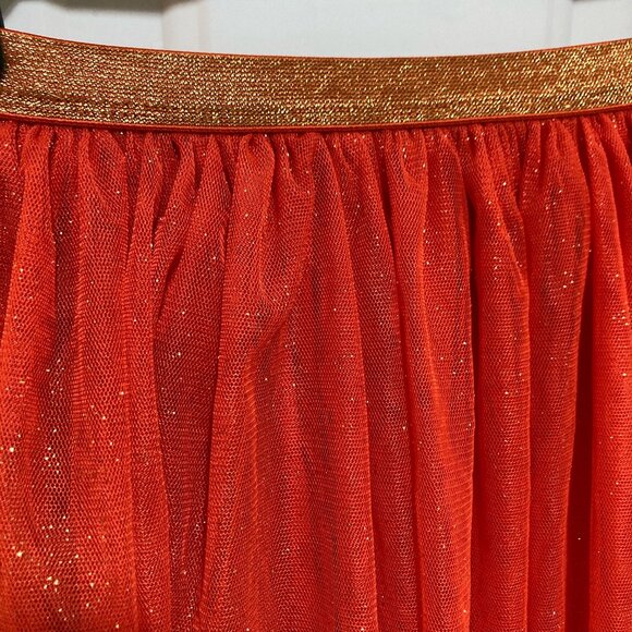 Last Chance! 🔥 DC Super Hero Girl Red Gold Skirt built in Shorts MUST BE BUNDLED - Picture 5 of 8